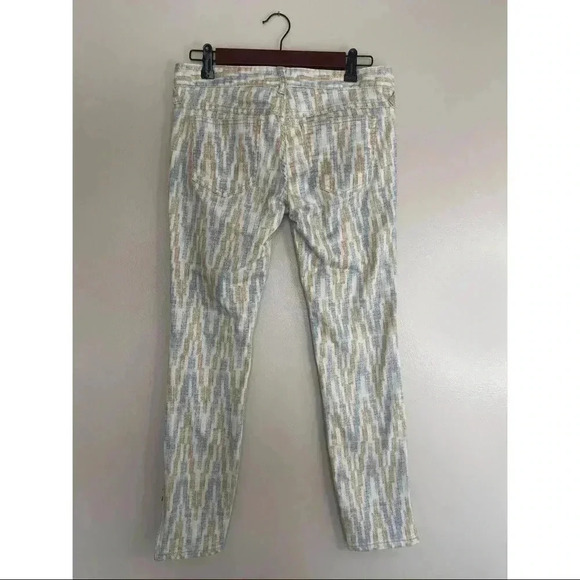 Free People Ikat Print Cropped Skinny Jeans - Picture 3 of 5